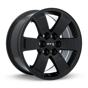 RTX Wheels – Denver – Black – 16″x7″ 25mm – All weather Wheels – 082228